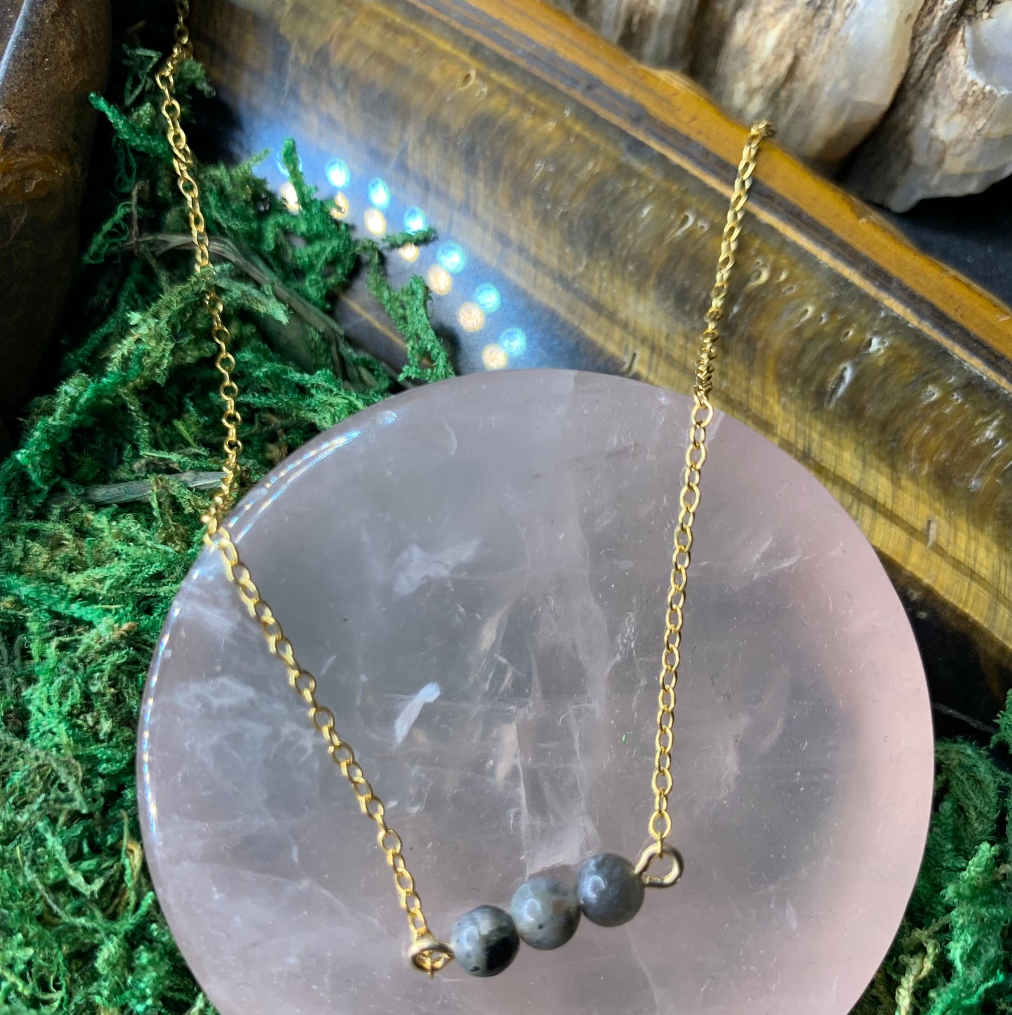 ‘Moody’ Indigo Gabbro Necklace