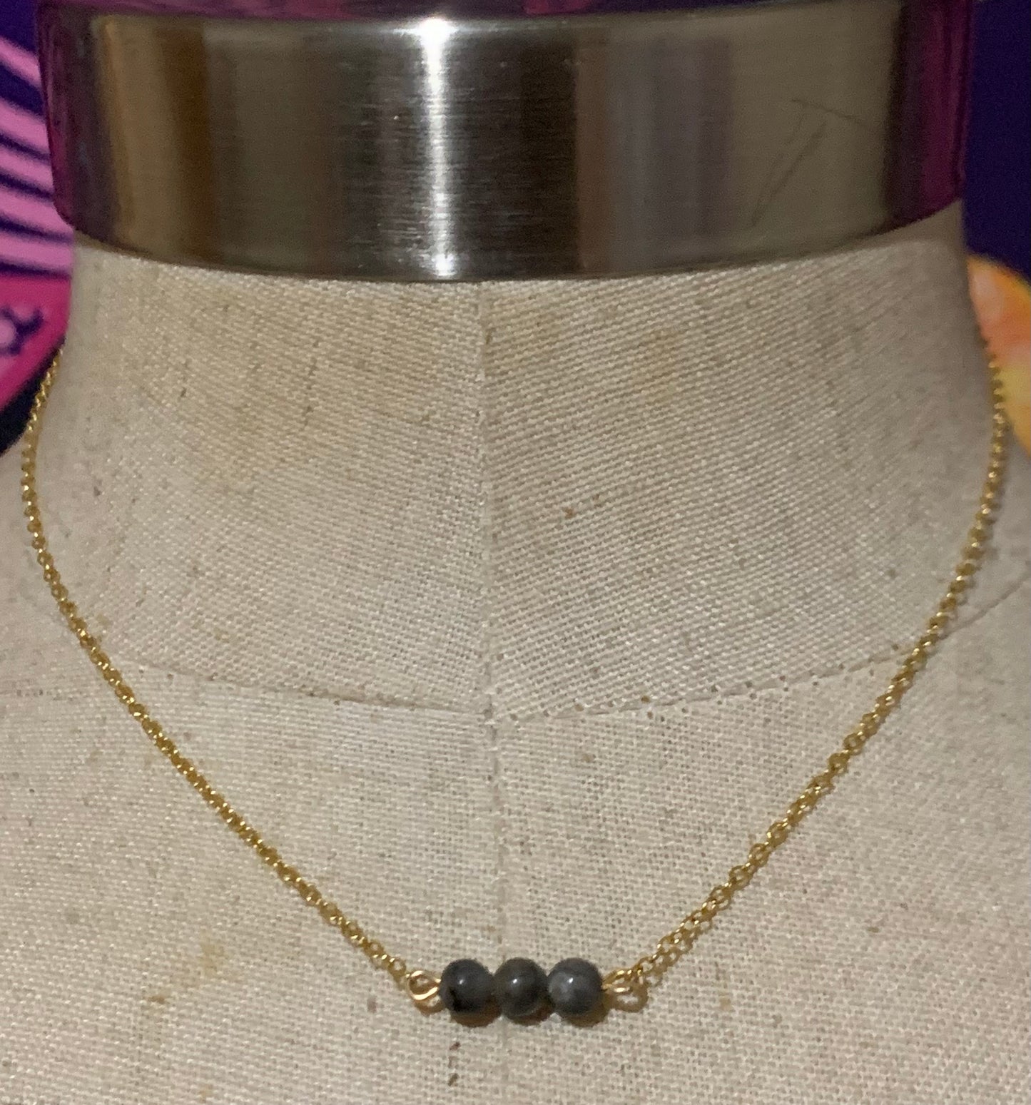 ‘Moody’ Indigo Gabbro Necklace