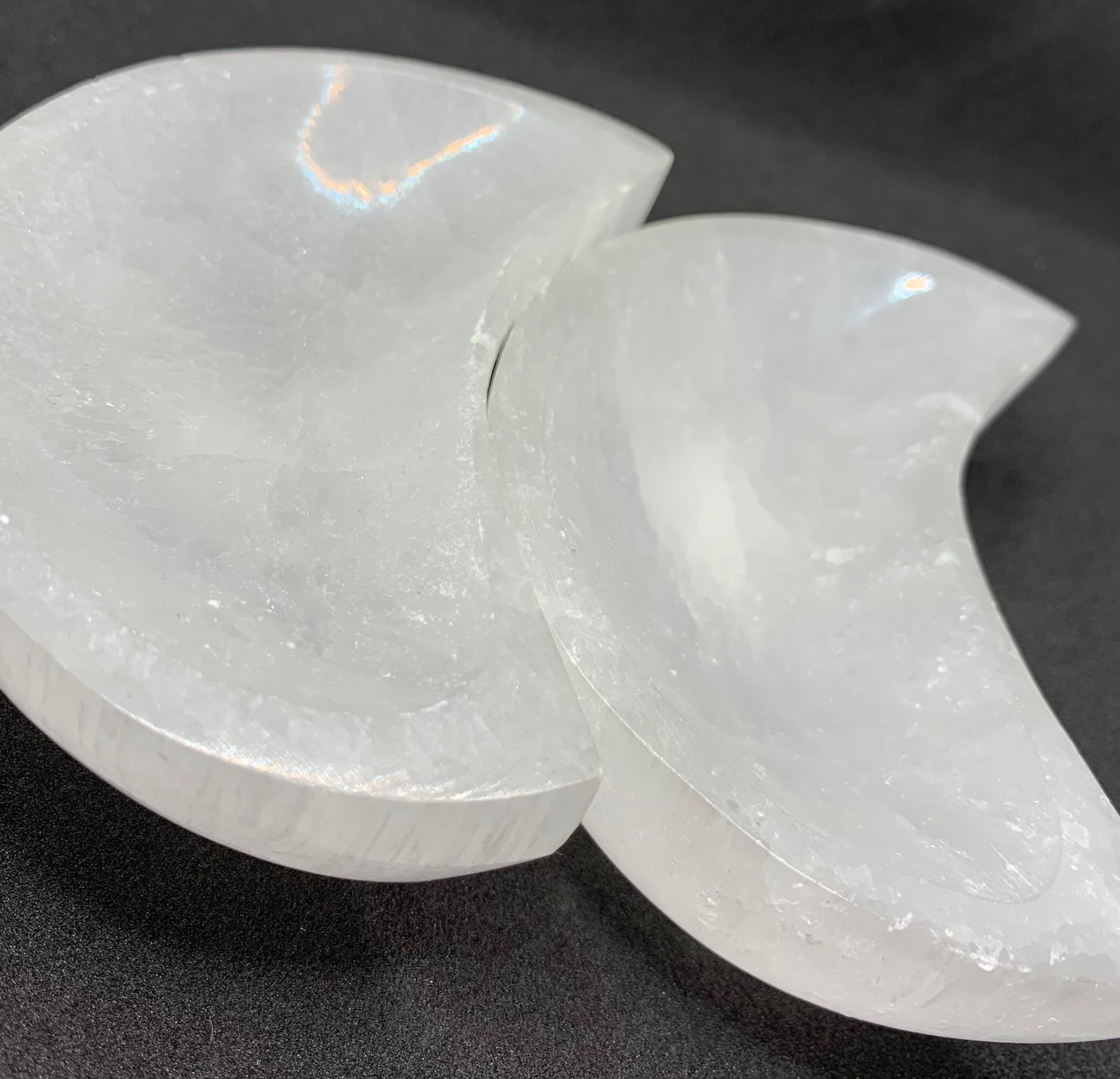 Selenite Moon Bowl