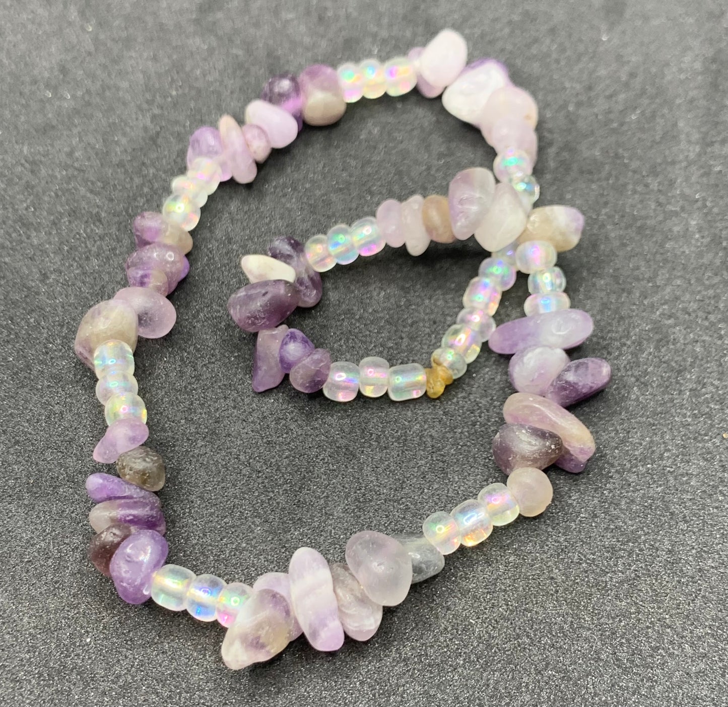 'Effervescence' Amethyst Anklet